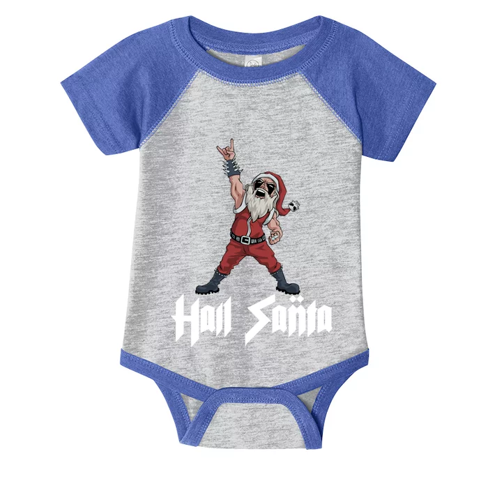 Hail Santa Gift Infant Baby Jersey Bodysuit