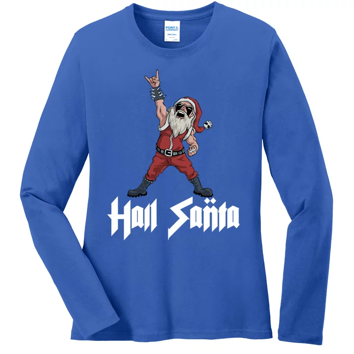 Hail Santa Gift Ladies Long Sleeve Shirt