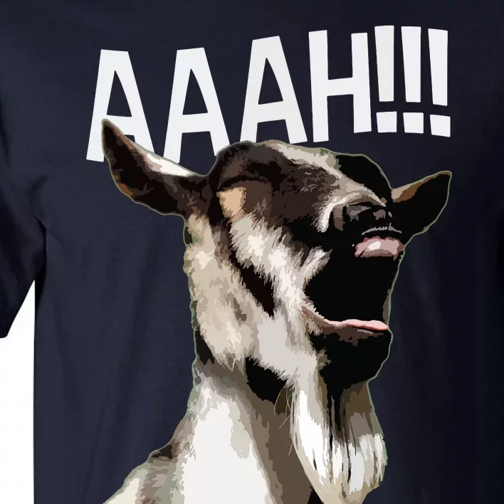 Halloween Screaming Goat AAAH Funny Crazy Goat Tall T-Shirt