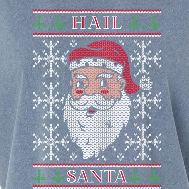 Hail Santa Gift Garment-Dyed Women's Muscle Tee