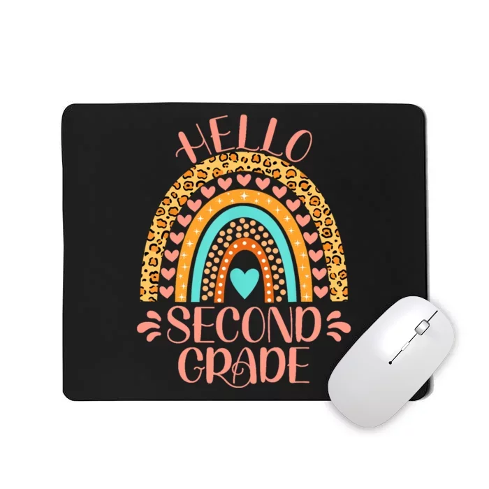 Hello Second Grade 2nd Grade Teacher Back To School Mousepad