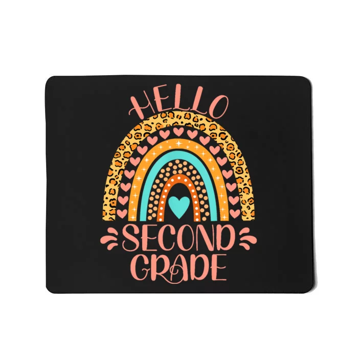 Hello Second Grade 2nd Grade Teacher Back To School Mousepad