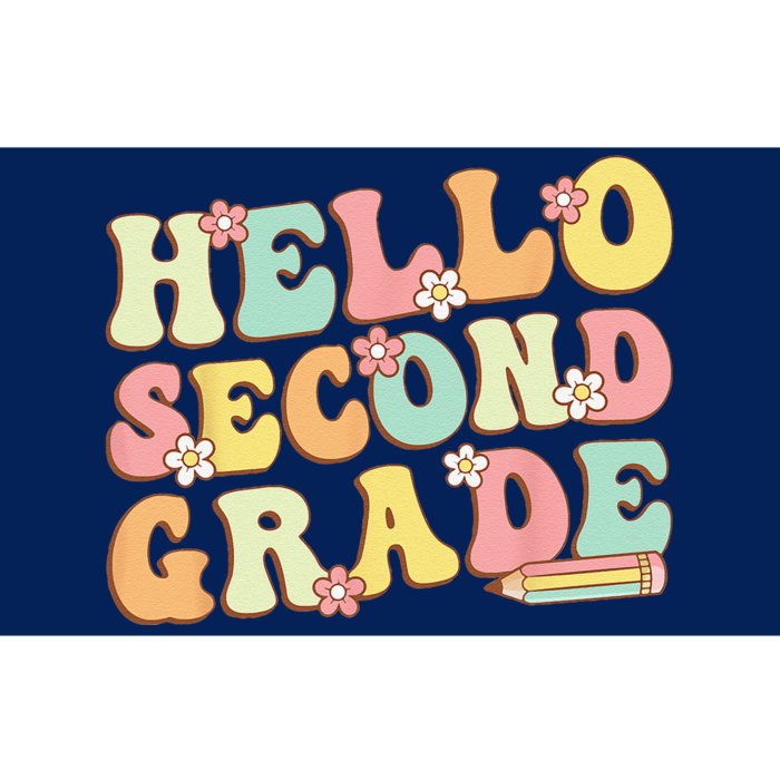 Hello Second Grade Team 2nd Grade Teacher Back School Bumper Sticker