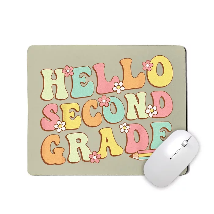 Hello Second Grade Team 2nd Grade Teacher Back School Mousepad