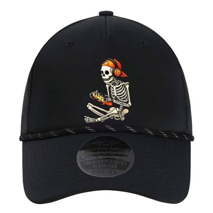 Halloween Skeleton Gamer Video Gaming Performance The Dyno Cap