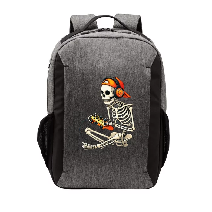 Halloween Skeleton Gamer Video Gaming Vector Backpack