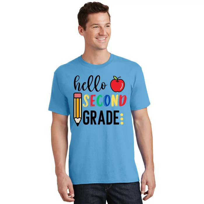 Hello Second Grade Team 2Nd Grade Back To School Teacher Funny Gift T-Shirt