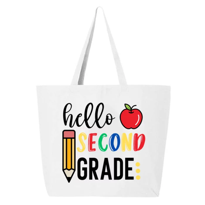 Hello Second Grade Team 2Nd Grade Back To School Teacher Funny Gift 25L Jumbo Tote