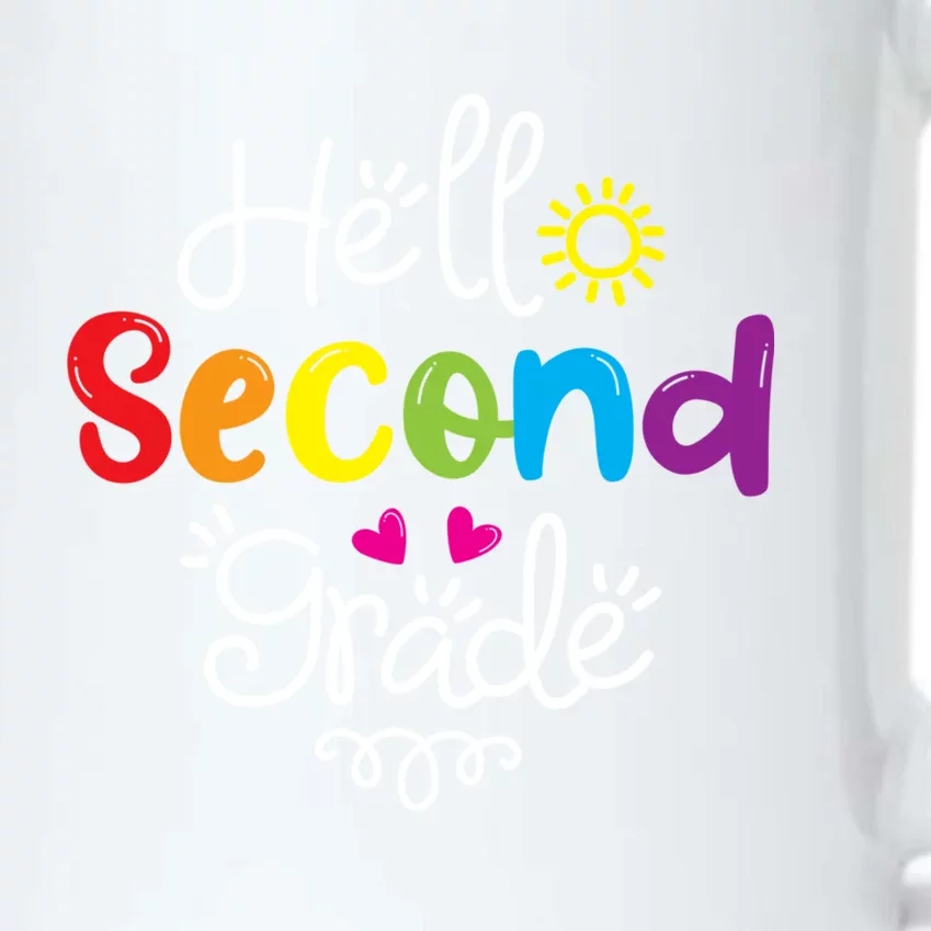 Hello Second Grade Fun 2nd Grade Back To School Gift Black Color Changing Mug