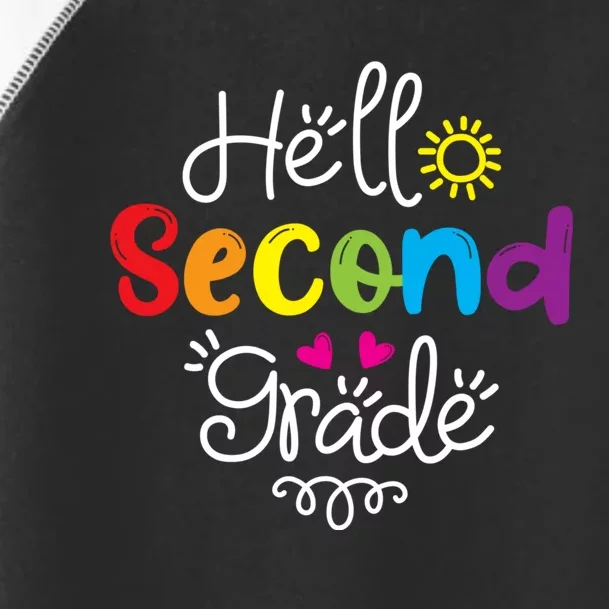 Hello Second Grade Fun 2nd Grade Back To School Gift Toddler Fine Jersey T-Shirt