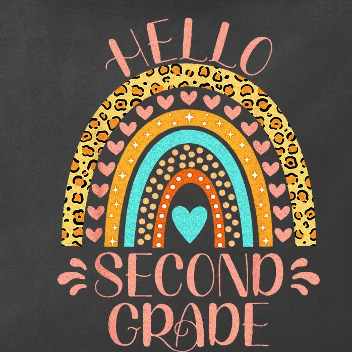 Hello Second Grade 2nd Grade Teacher Back To School Zip Tote Bag