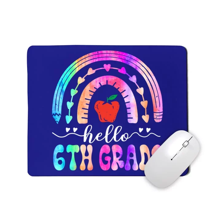 Hello Sixth Grade Back To School 6Th Grade Squad Teacher Great Gift Mousepad