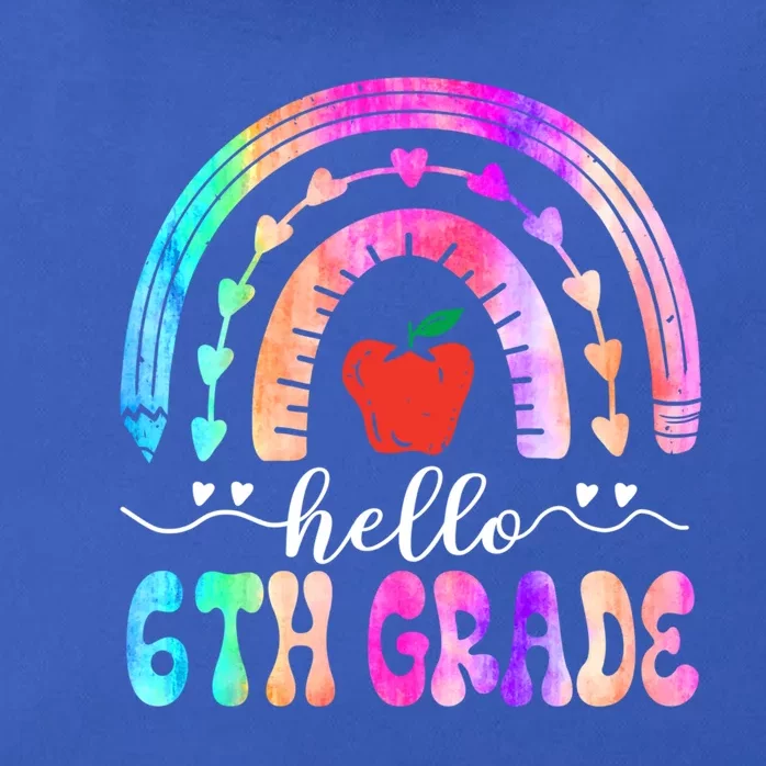 Hello Sixth Grade Back To School 6Th Grade Squad Teacher Great Gift Zip Tote Bag