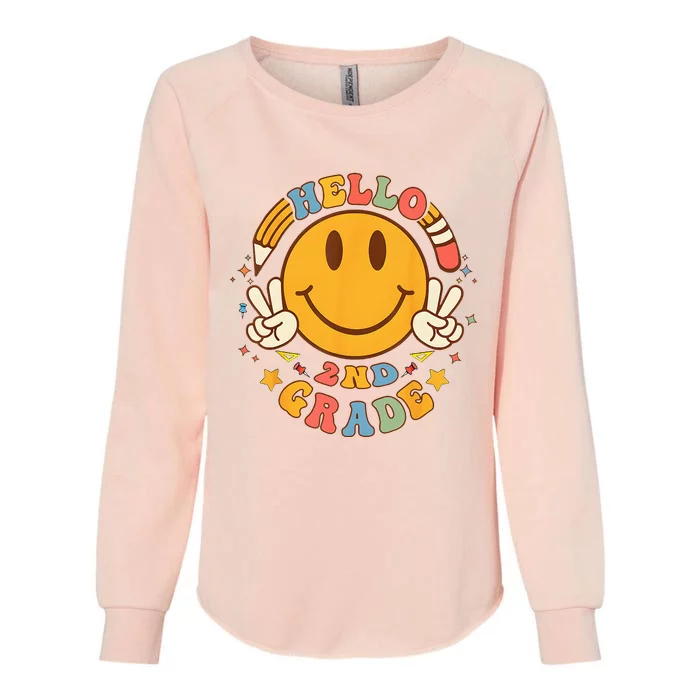 Hello Second Grade 2nd Grade Team Teachers Womens California Wash Sweatshirt