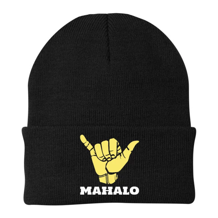 Hawaiian Shaka Gratitude Mahalo Knit Cap Winter Beanie