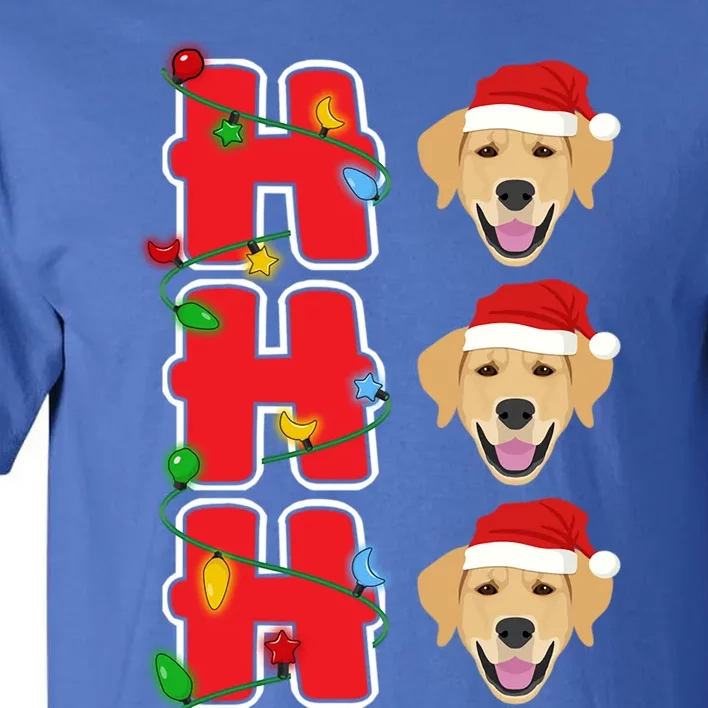 HoHoHo Santa Golden Retriever Christmas Gift Tall T-Shirt