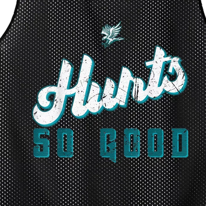 Hurts So Good Funny Quote Mesh Reversible Basketball Jersey Tank