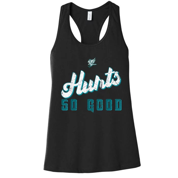 Hurts So Good Funny Quote Women's Racerback Tank