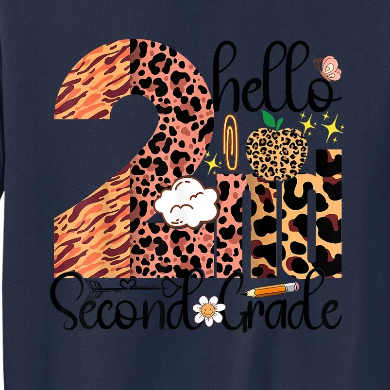 Hello Second Grade 2nd Grade Back To School Teacher Sweatshirt