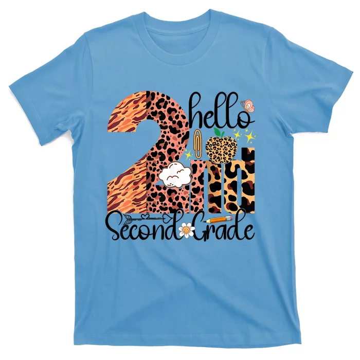 Hello Second Grade 2nd Grade Back To School Teacher T-Shirt