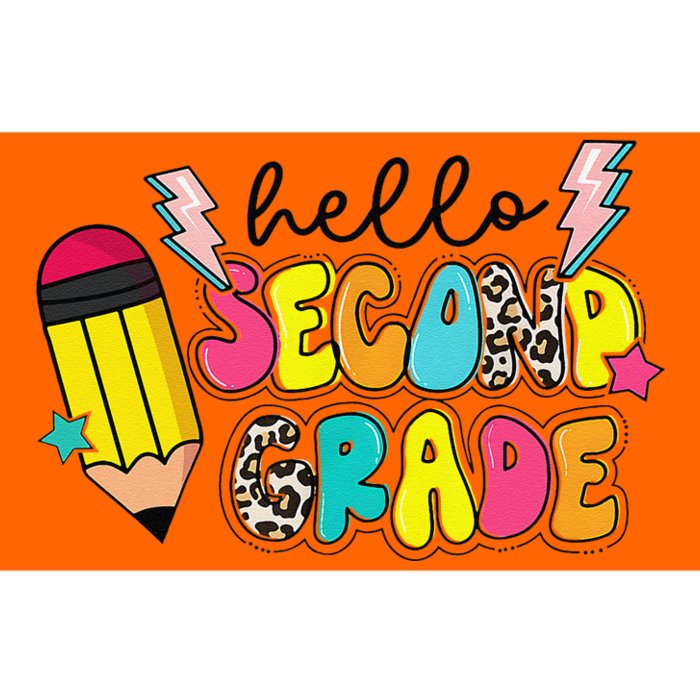 Hello Second Grade Team 2nd Grade Teacher Back To School Bumper Sticker