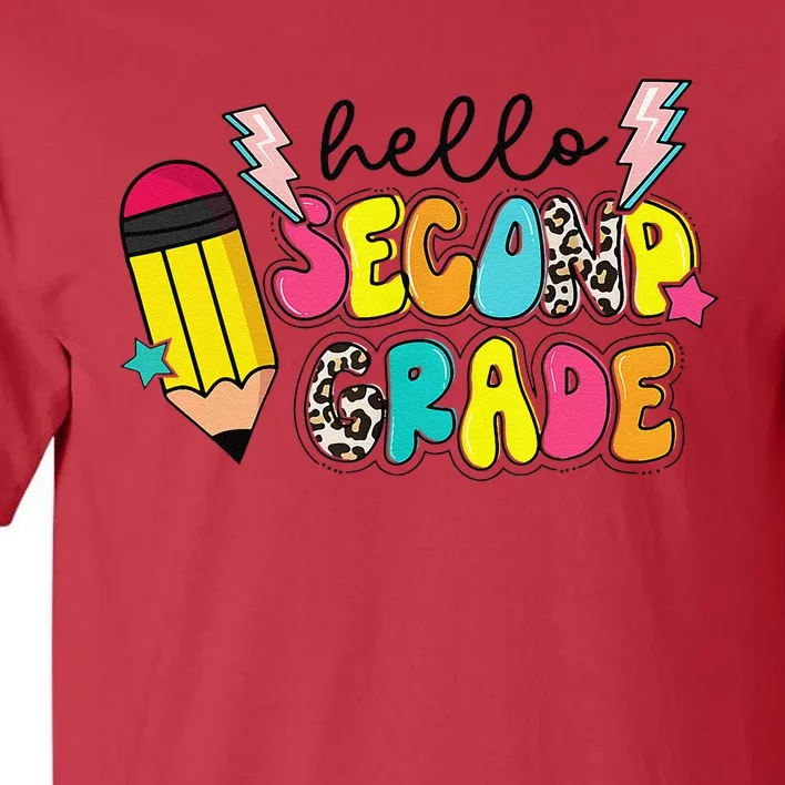 Hello Second Grade Team 2nd Grade Teacher Back To School Tall T-Shirt