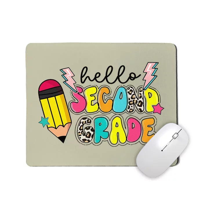 Hello Second Grade Team 2nd Grade Teacher Back To School Mousepad