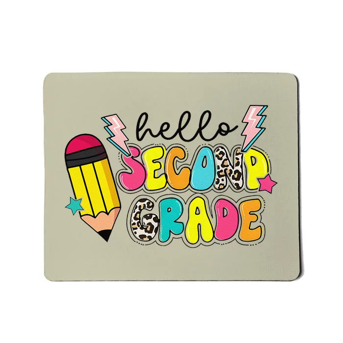 Hello Second Grade Team 2nd Grade Teacher Back To School Mousepad