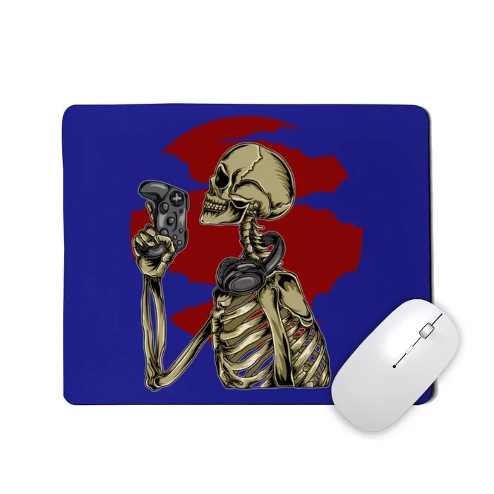 Halloween Skeleton Gamer Cute Gift Mousepad