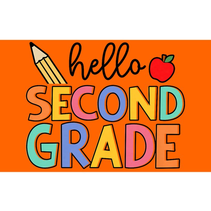 Hello Second Grade Team 2nd Grade Back To School Teacher Bumper Sticker