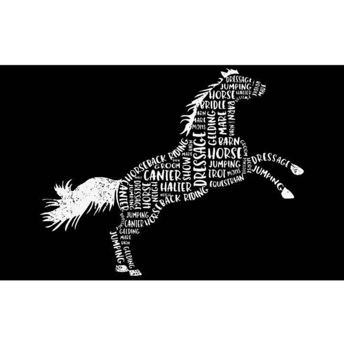 Horse Silhouette Gifts For Horse Lovers Bumper Sticker