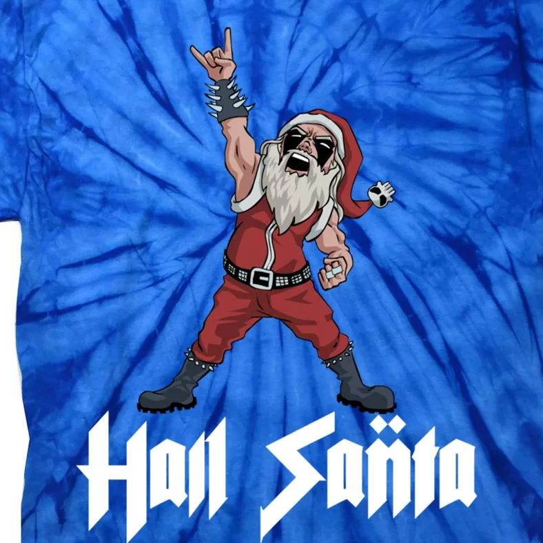 Hail Santa Gift Tie-Dye T-Shirt