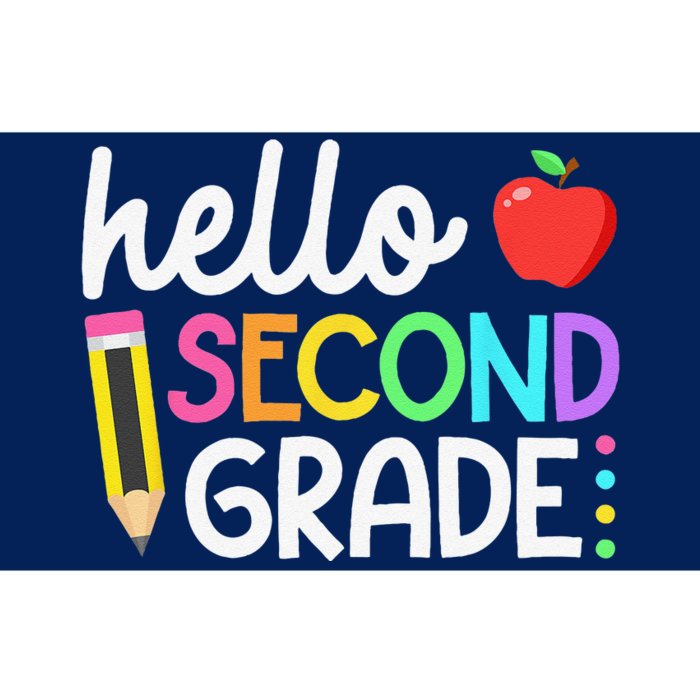 Hello Second Grade Team 2nd Grade Back To School Teacher Bumper Sticker