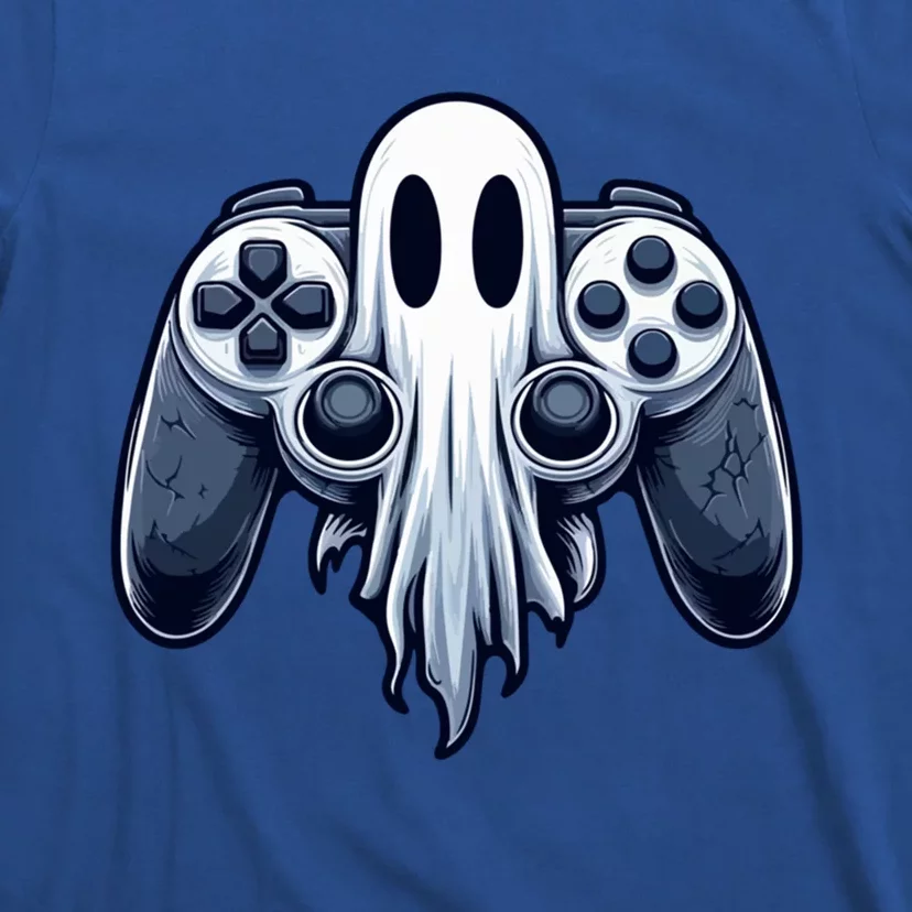 Halloween Spooky Gamer Halloween Ghost Gaming Controller Gift T-Shirt