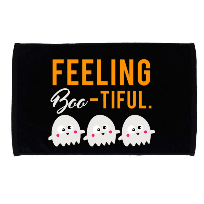 Halloween Squad Ghost Costume Feeling Boo Tiful Great Gift Microfiber Hand Towel