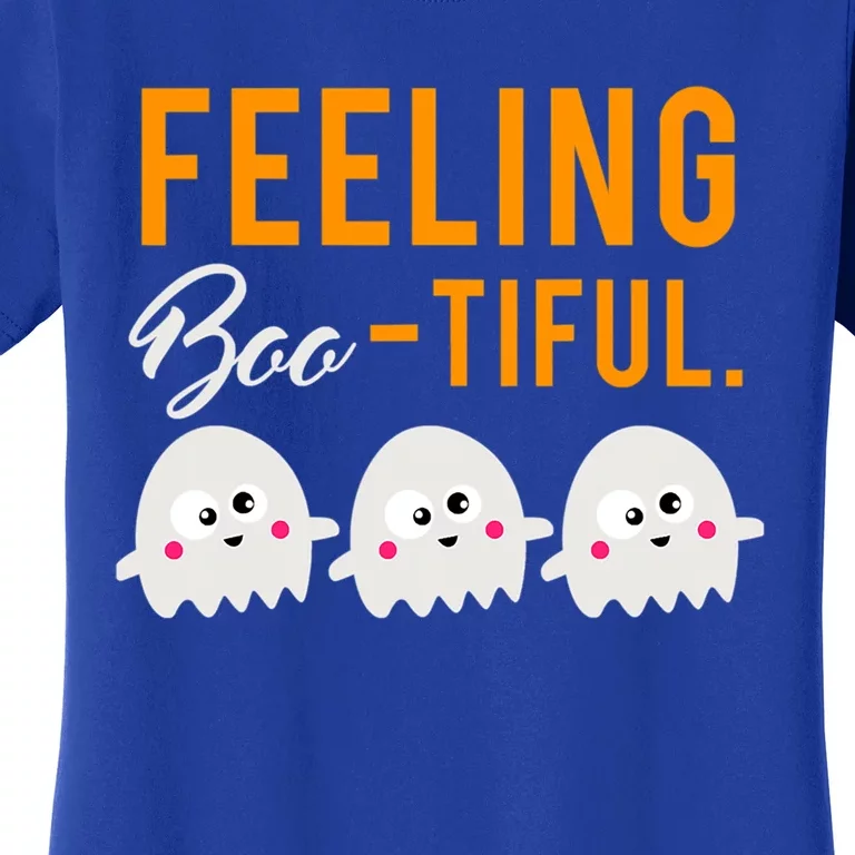 Halloween Squad Ghost Costume Feeling Boo Tiful Great Gift Women's T-Shirt