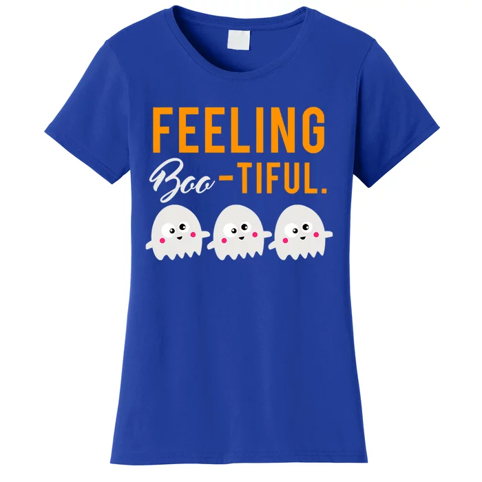 Halloween Squad Ghost Costume Feeling Boo Tiful Great Gift Women's T-Shirt