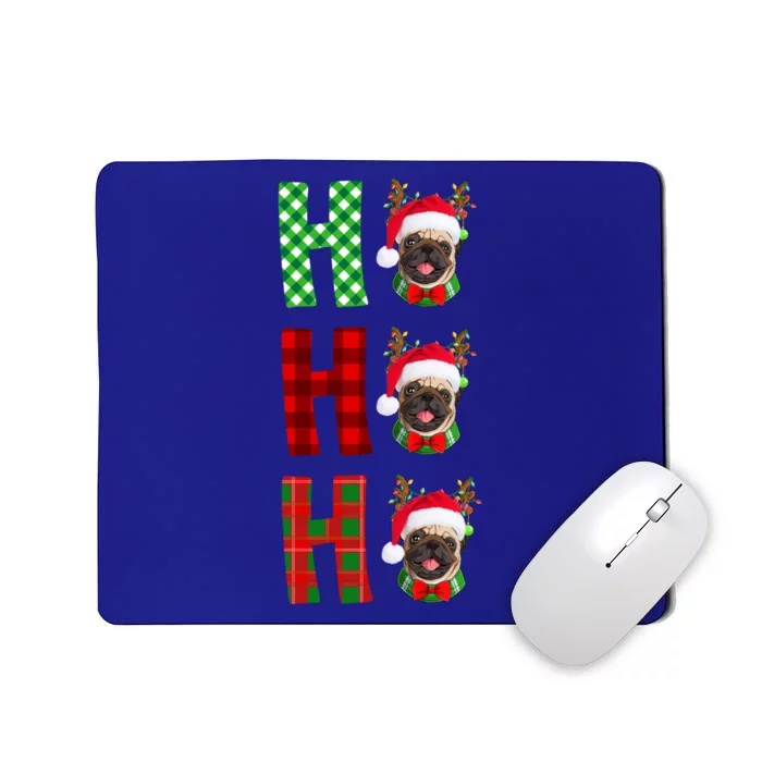 Hohoho Santa Hat Dog Breed Christmas Pajama Gift Mousepad