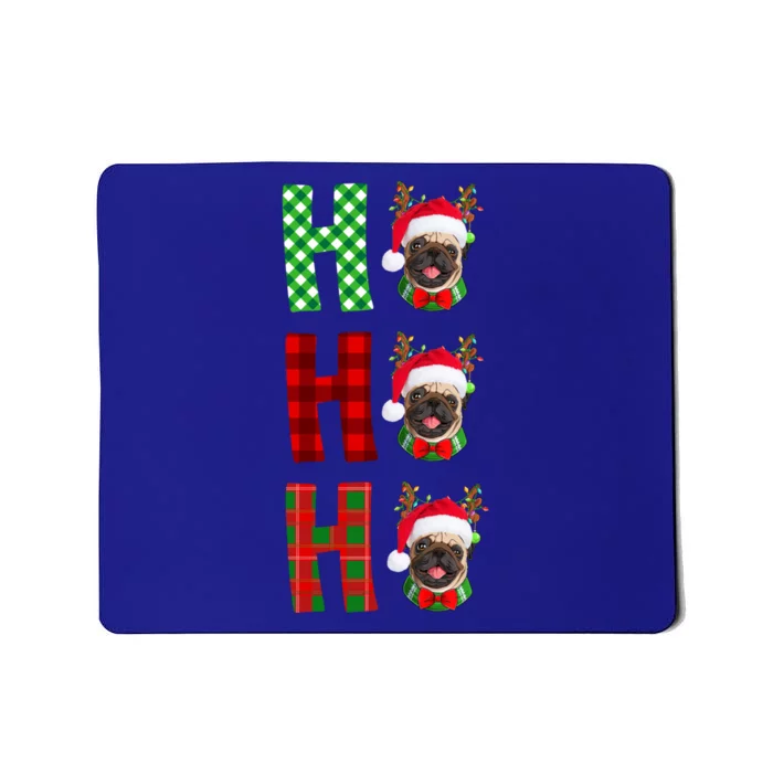 Hohoho Santa Hat Dog Breed Christmas Pajama Gift Mousepad