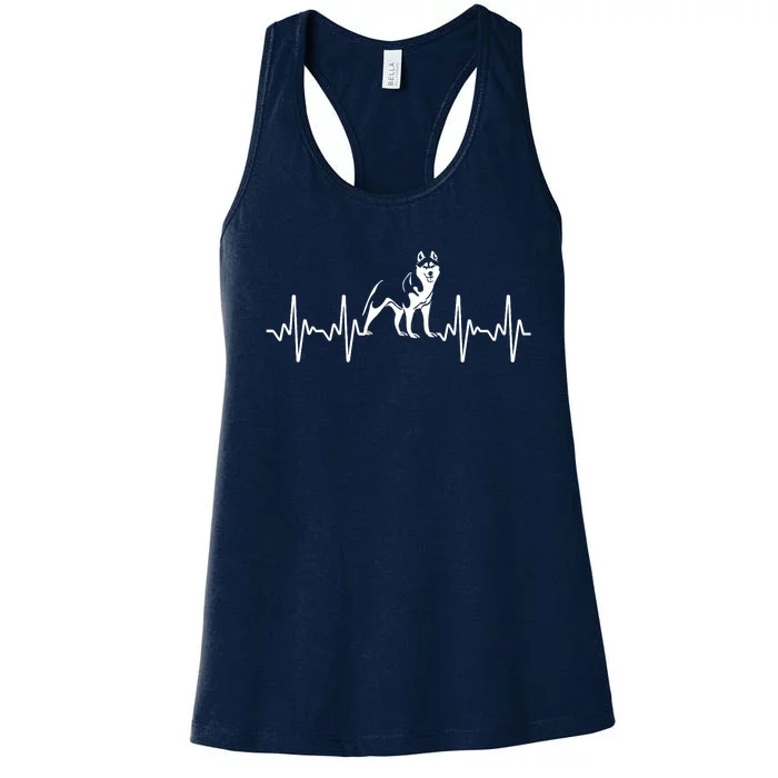 Husky Siberian Husky Dog Husky Lover Women's Racerback Tank