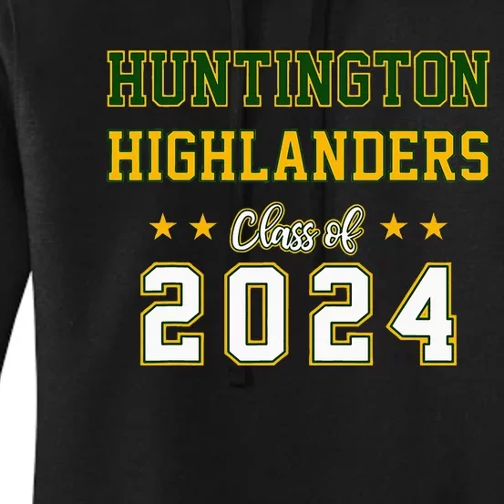 High School Huntington Highlanders Class Of 2024 Women's Pullover Hoodie