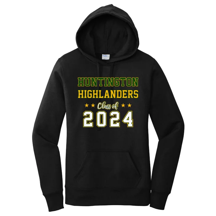 High School Huntington Highlanders Class Of 2024 Women's Pullover Hoodie