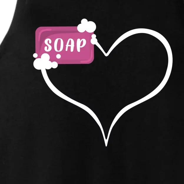 Handmade Soap Heart Soap Maker Cute Soap Making Gift Ladies Tri-Blend Wicking Tank