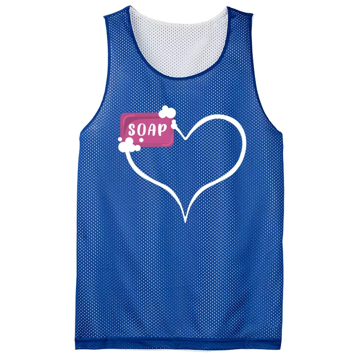 Handmade Soap Heart Soap Maker Cute Soap Making Gift Mesh Reversible Basketball Jersey Tank