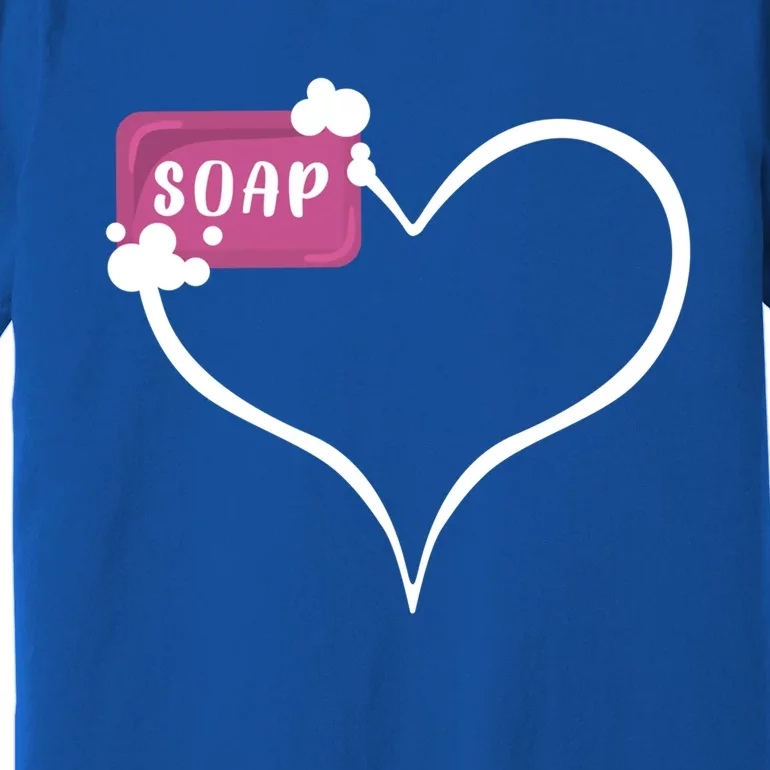 Handmade Soap Heart Soap Maker Cute Soap Making Gift Premium T-Shirt