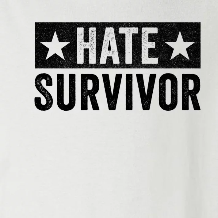 Hate Survivor Toddler Long Sleeve Shirt