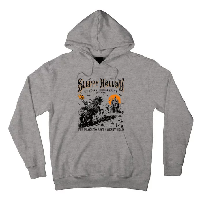 Halloween Sleepy Hollow Dead And Breakfast Tall Hoodie