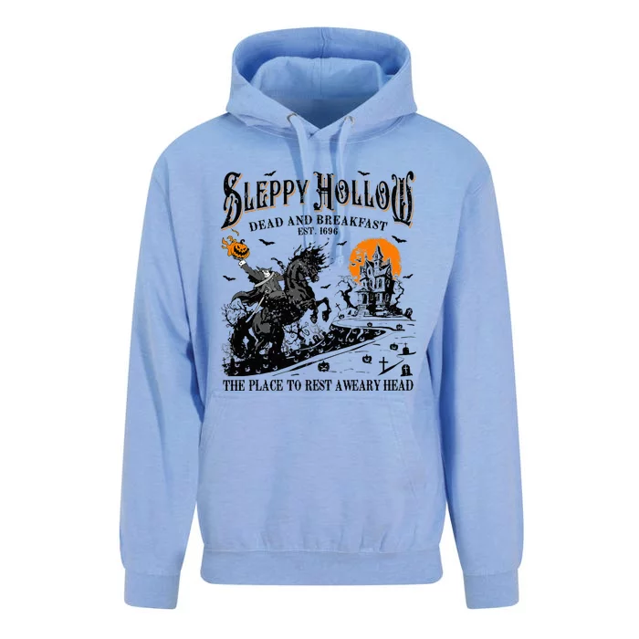 Halloween Sleepy Hollow Dead And Breakfast Unisex Surf Hoodie