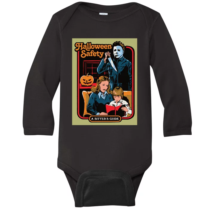 Halloween Safety Baby Long Sleeve Bodysuit