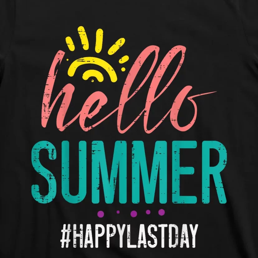 Hello Summer Happy Last Day Of School Teacher Boy Girl T-Shirt